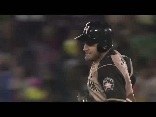 【7回表】神戸で特上三貫握り!! ファイターズ・レアード 今日3本目となる35号2ラン!! 2016/9/3 Bs-F