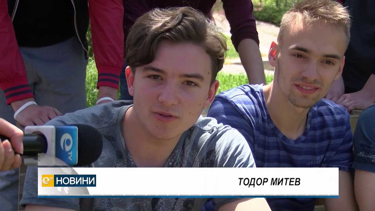 Ученици от математическата гимназия изградиха своя еко класна стая.