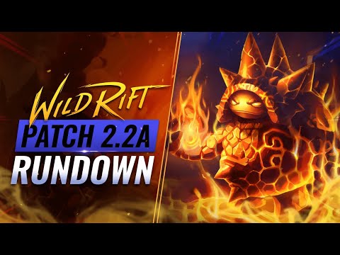 NEW UPDATE: Patch 2.2a Rundown - RAMMUS Release! Wild Rift (LoL Mobile)
