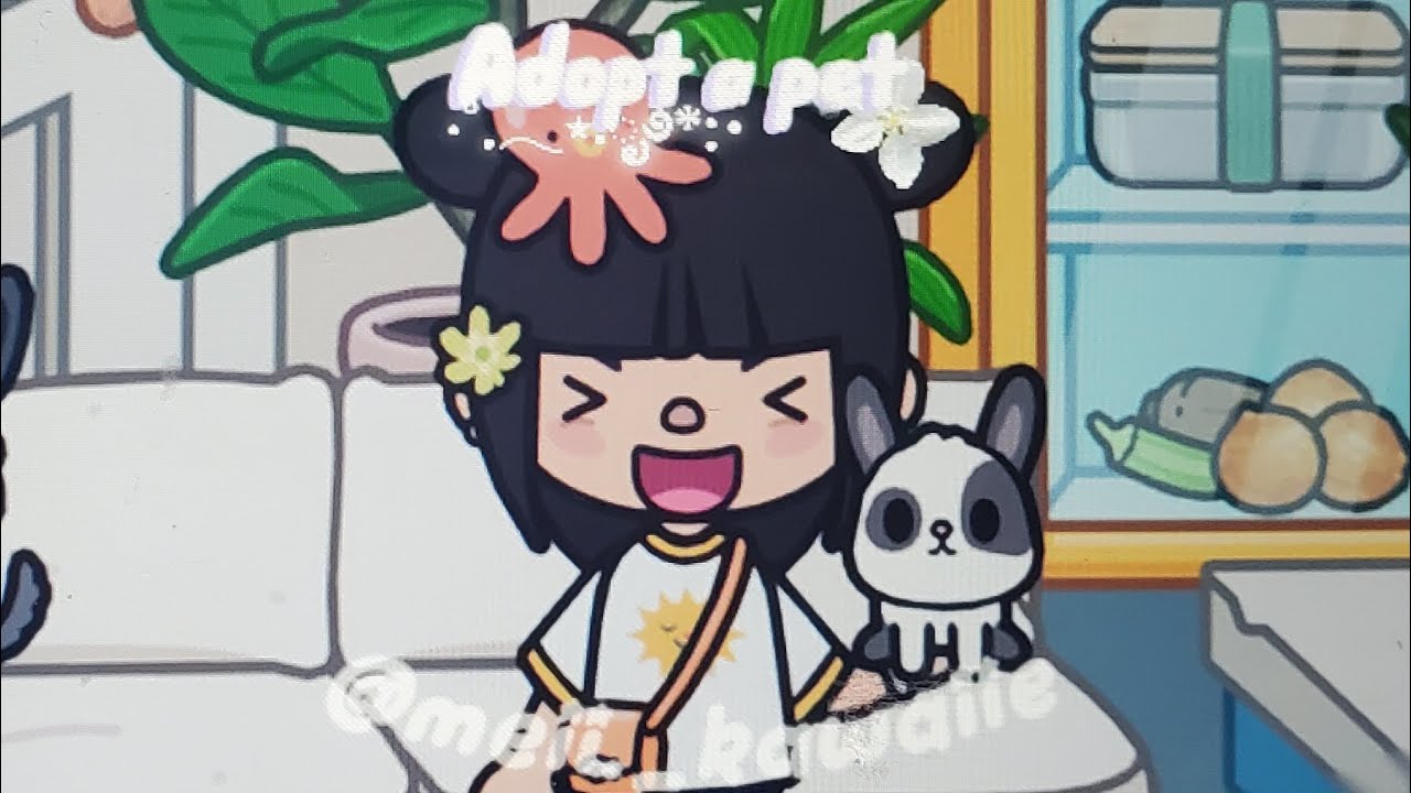 𝖠𝖽𝗈𝗉𝗍𝗂𝗇𝗀 𝖺 𝗉𝖾𝗍 ! ‧₊˚♪ 𝄞₊˚⊹ ୭ ˚.⁺⊹ .ᐟ #toca #tocalifeworld #art #anime #aesthetic #shoujo #softie