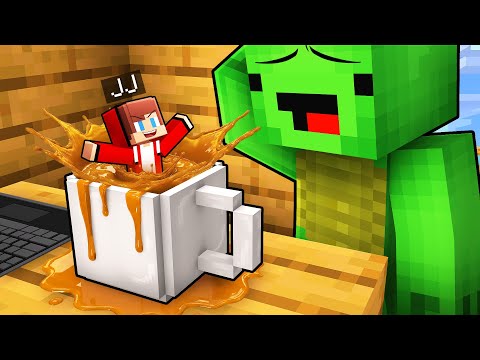 JJ Hide Inside Coffee To Prank Mikey in Minecraft (Maizen)