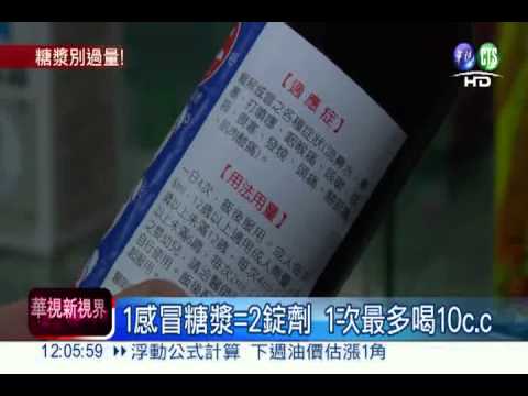 感冒糖漿整罐喝 肝臟受不了!