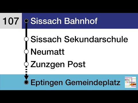 BLT Ansagen | 107 Sissach - Eptingen | BoJa Ansagen