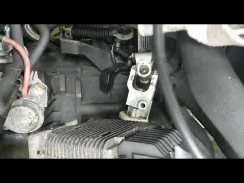 Mercedes steering shaft U-joint to steering box disconnection / removal