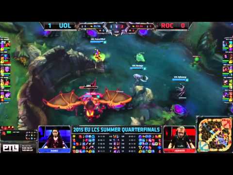 UOL vs Roccat | LCS EU 2015 Summer Playoffs | Negyeddöntők | BO5 | 2.