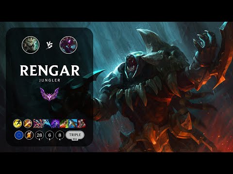 Rengar Jungle vs Kha'Zix - EUW Master Patch 13.9