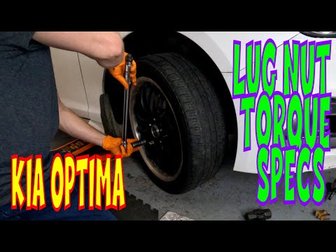 2016 Kia Optima Lug Nut Torque