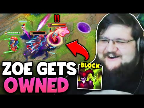 HOW PINK WARD OUT PLAYS ZOE PLAYERS... (THIS IS BIG BRAIN) | Shaco Jungle