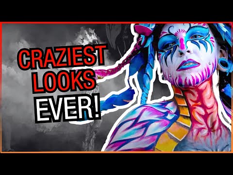 See What a Crazy Bodypainting Works Are Out There