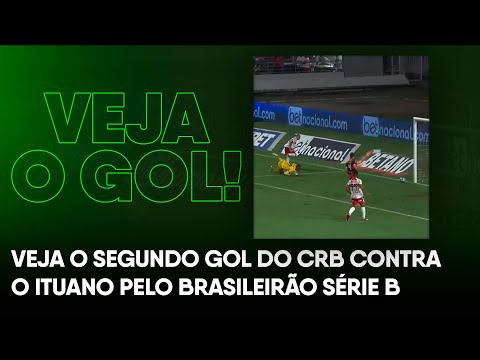 Veja o segundo gol do CRB contra o Ituano pelo Brasileirão Série B