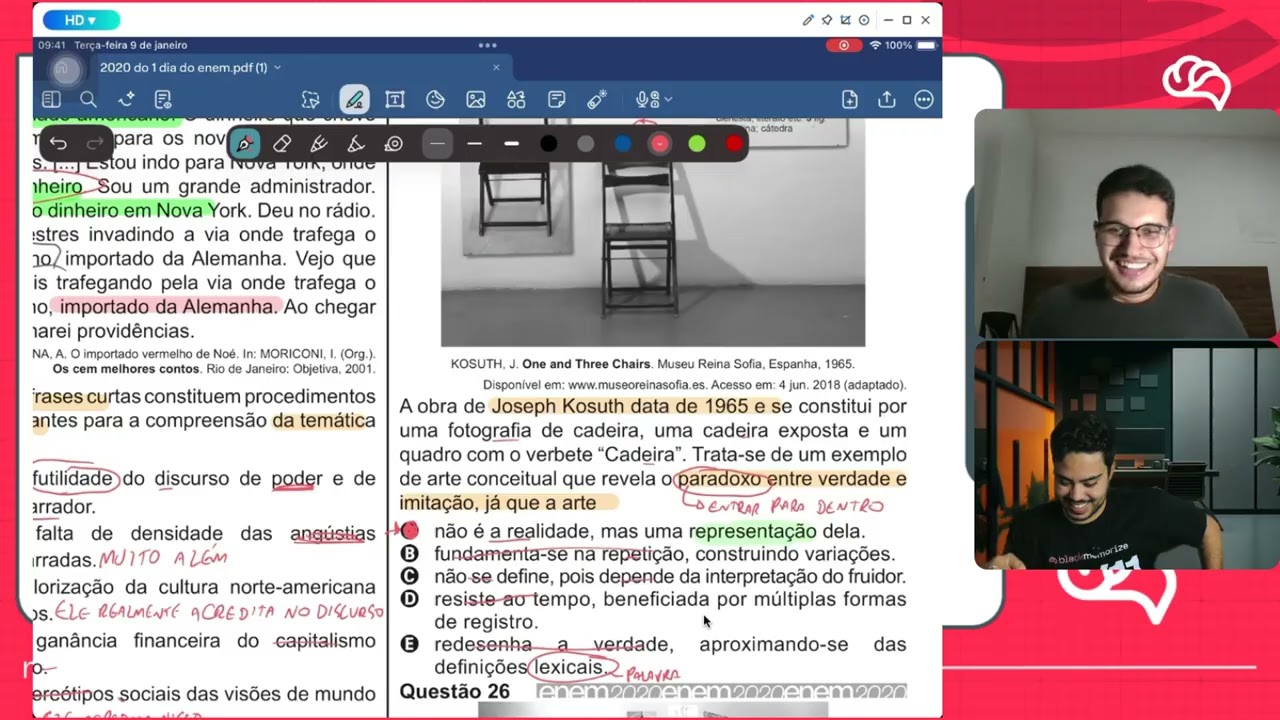 Resolução em Vídeo — Questão 25 ENEM 2020