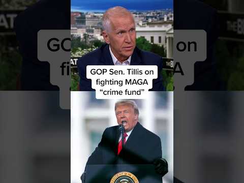 GOP Sen. Tillis on fighting MAGA 'crime fund'