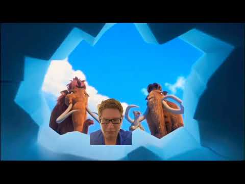 Me with Sid, Manny, and Ellie in Ice Age 6