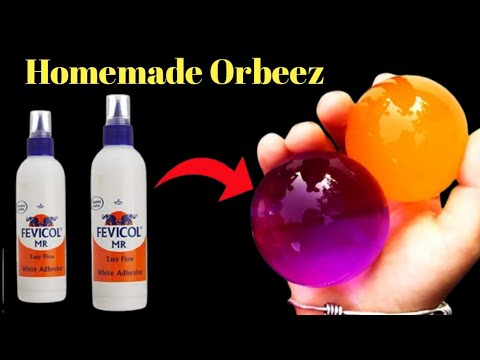 How to make Orbeez/Orbeez making at home with fevicol/how to make water ball/Orbeez banaya Ghar par