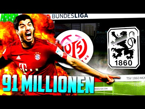 FIFA 16 : BAYERN KAUFT SUAREZ FÜR 91 MILLIONEN - ENDLICH 1. LIGA - KARRIERE mit 1860 #16