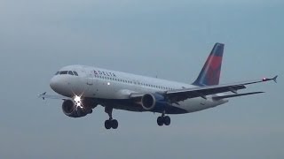 preview picture of video 'Delta flight 952 N324US landing at PDX'