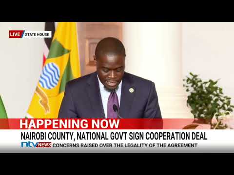 Governor Sakaja: This deal is not the transfer of functions as happened during the NMS time
