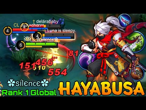 Pinnacle Ninjutsu! Witness The Real Power of The Shadow! - Top 1 Global Hayabusa by ✿ѕílєncє✿ - ML