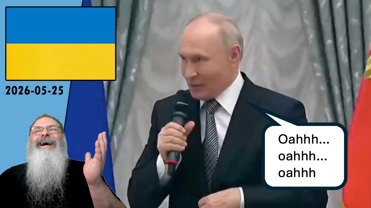#Ucrânia 2026-05-25: PUTIN vira MEME com GRITINHO BROXA em ENCONTRO MILITAR