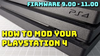 How to mod your PS4 on firmware 9.00 to 11.00 and play all the games with GoldHEN