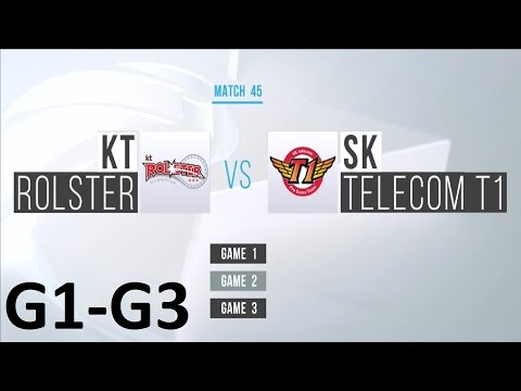 KT vs SKT Game 1-3 Highlights - 2017 LCK SPRING SPLIT - FULL HIGHLIGHTS