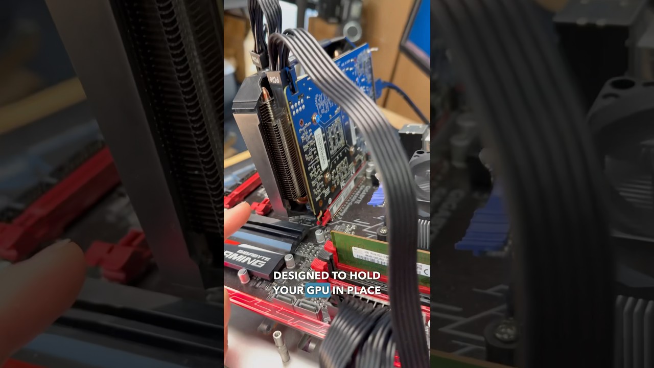 broken GPU PCIe latch