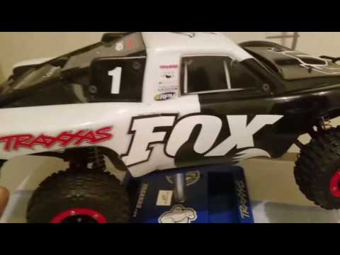 RPM front bumper & light canister with LED light kit for Traxxas Slash 4x4