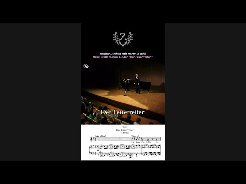 Fischer Dieskau mit Hartmut Höll Hugo Wolf: Mörike-Lieder “Der Feuerreiter!”