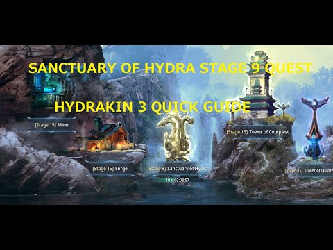 MIR4 REQUEST HYDRAKIN 3 - SANCTUARY OF HYDRA STAGE 9 REQUIREMENT (CORTES MIR4)