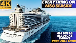 🚢 EVERYTHING on MSC Seaside | All Areas | Room| Full Tour in 4K - IS THIS SHIP REALLY BAD??