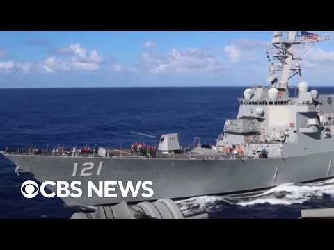 Hegseth presents USS Abraham Lincoln troops with highest honor a military unit can receive
