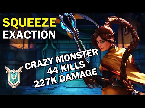 Crazy Monster 44 Kills 227K Damage Squeezë Cassie Paladins Competitive (Master) EXACTION