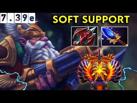 Sniper Immortal Soft Support - Dota 2 Patch 7.39e Pro Pub Gameplay