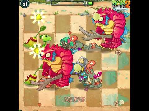 PvZ 2 - Pea Vine Team Vs Pea Pod Team Vs Zombie Team #shorts