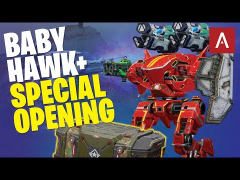 War Robots: Baby Account Hawk Gameplay + Loot Box Opening WR
