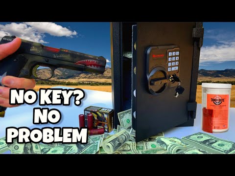 Explosive Experiment - How To Open A Safe Without Keys?