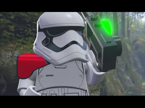 LEGO Star Wars: The Force Awakens - First Order Siege of Takodana Walkthrough (All Minikits)