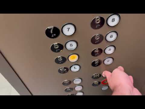 Modded Westinghouse Traction Elevator #2 at Bridgewater Marriott - Bridgewater NJ