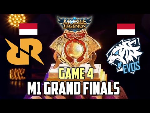 RRQ VS EVOS LEGENDS - GAME 4 | M1 GRAND FINALS WORLD CHAMPIONSHIP