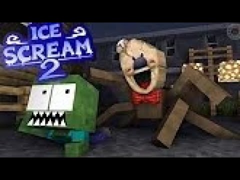 Monster School: Baby Ice Scream 2 Horror Game Challenge - Minecraft Animation (Resubido)