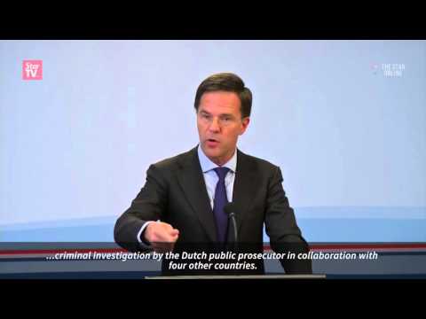 MH17: Dutch PM asks Russia to cooperate in MH17 criminal investigation