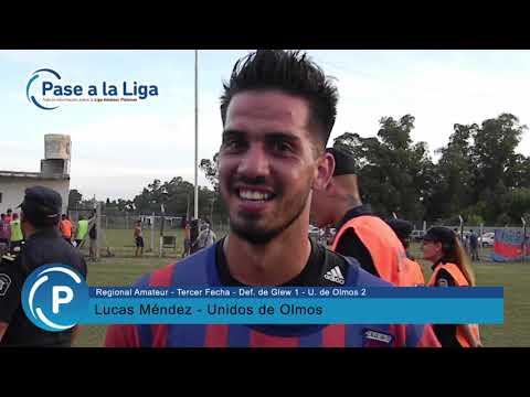 REGIONAL AMATEUR - TERCERA FECHA. DEFENSORES GLEW 1-2 U. DE OLMOS