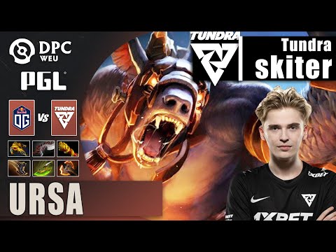 OG vs TUNDRA | TI 11 CHAMPION SKITER URSA HARD CARRY | DPC 2023 WEU TOUR 1 WINTER Dota 2 Highlights