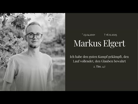 Trauerfeier/ Beerdigung von Markus Elgert