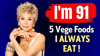 I eat TOP 5 Vegetarian Foods and Don't Get Old🔥 RITA MORENO (91) still looks 59!