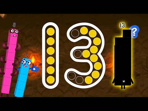 Numberblocks 13 Magic Run - Numberblocks Thirteen Adventure | Number Counting Explore