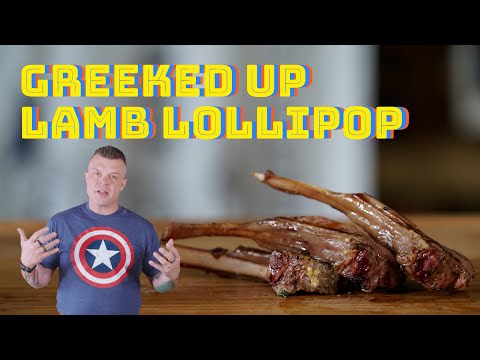 How to Make Lamb Lollipops | The Best Greek Lamb Lollipops | Grilled Lamb Lollipops