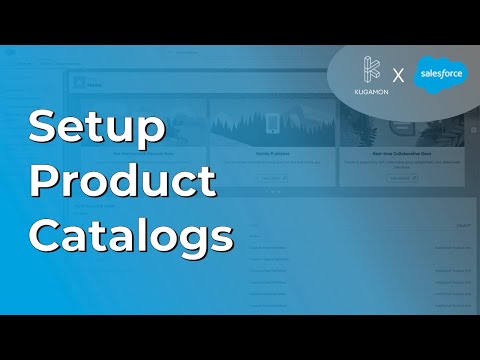 Setup Product Catalogs