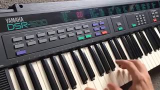 Video thumbnail for Yamaha DSR-500 Vintage FM synth (with speakers ...weird!) by Gearfacts
