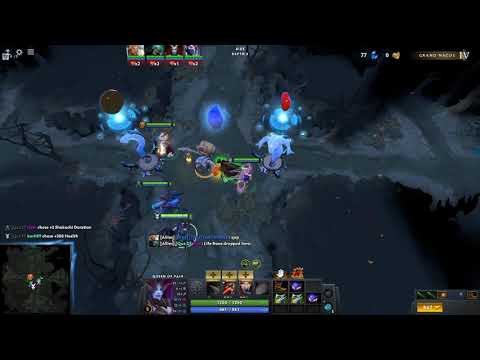 Aghanim's Labyrinth Grand Magus QOP omni saves the day in spider room